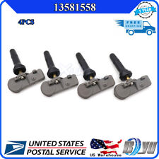 New TPMS Tire Air Pressure Sensor Pack 4pcs 13581558 Fit For GM Chevrolet Buick picture