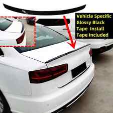 S6 Style Glossy Black Trunk Spoiler Wing Fits AUDI A6 / A6 Quattro C7 S6 2012-18 picture