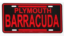 Plymouth Barracuda License Plate Aluminum tin sign 3 colors picture