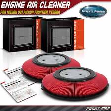 2pcs Engine Air Filter for Nissan D21 Pickup 90-94 Frontier 98-04 Pickup Xterra picture