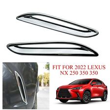 For Lexus NX 250 350 350h 2022 Pair Chrome Tail Side Air Inlet Cover ABS Trim picture