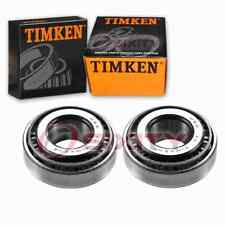 2 pc Timken Rear Outer Wheel Bearing and Race Sets for 1986-1989 Mazda 323 gb picture