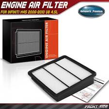 Engine Air Filter for INFINITI M45 2006 2007 2008 2009 2010 V8 4.5L Rigid Panel picture