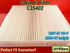 C35402 AC CABIN AIR FILTER CRV CR-V 1997-2001 & Insight 2000-2006 picture