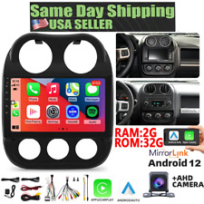 For Jeep Patriot Compass Android 13 Car Radio GPS Nav Stereo Carplay WiFi picture