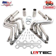 L&TEC Manifold Exhaust Header for 87-96 F150 F250 BRONCO Pickup 5.8 351 V8 SS304 picture