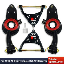 For Chevy Impala Bel Air Biscayne 1965-1970 Tubular Upper & Lower Control Arms picture