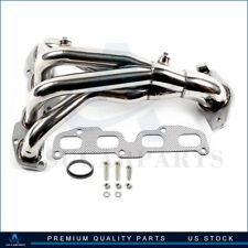 FOR ALTIMA L31 02-06 QR25DE 2.5 STAINLESS BLACK EXHAUST MANIFOLD HEADER+GASKET picture