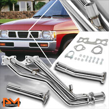 For 90-95 Nissan D21 Pickup 2.4L S.S High Flow Tri-Y Exhaust Header Manifold Kit picture