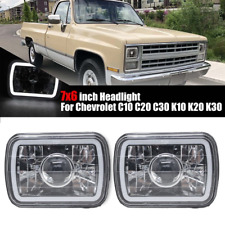 7x6 inch For Chevrolet C10 C20 C30 K10 K20 K30  Led Headlight Sealed Beam DRL picture