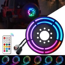 Dual RGB LED Dancing Spare Tire Brake Light 3rd Rear Light for 07-18 Jeep JK JKU picture