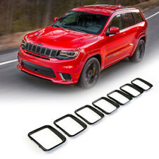 Front Black Grille Grill Insert Rings for Grand Cherokee Trackhawk SRT 2017-2021 picture