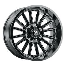 Rims 22 inch, 22x10 Bolt 6x135 / 6x139.7 ET-25mm TERRA TR-8 Glossy Black wheels picture