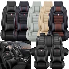 For Honda Ridgeline Leather Car Seat Covers 5-Seat Full Set Front Rear Protector picture