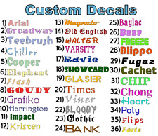 Custom Text Vinyl Lettering Sticker Decal Personalized Window Wall Business Car  picture