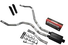 For Nissan Titan 04-06 Dual Exhaust 2.5 inch Flowmaster Super 44 Black Tip picture