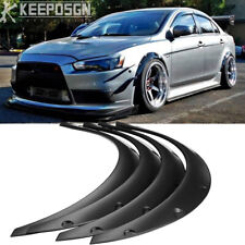 For Mitsubishi Lancer EVO X 4PCS Fender Flares Extra Wide Body Kit Wheel Arches picture