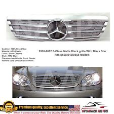 2000 2001 2002 S500 S430 S55 Grille Silver Chrome Star AMG Emblem W220 S-Class picture