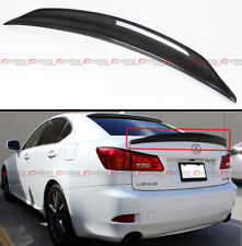 JDM REAL CARBON FIBER DUCKBILL TRUNK SPOILER FOR 2006-2013 LEXUS IS250 IS350 ISF picture