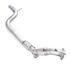 Stainless Works Fits 2015-16 Mustang Downpipe 3in High-Flow Cats Factory Connect picture