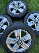 4 x RARE GENUINE VW TRANSPORTER T6.1 T5.1 CALIFORNIA CAMPER ALLOYS WHEELS TYRES picture