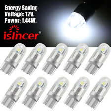 10pcs 194 LED Bulb T10 168 W5W Canbus White Dome License Side Marker Light 6000K picture