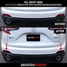 For Acura RDX 2019-2024 Smoke Rear Reflectors Overlays Vinyl Tint Precut Decals picture