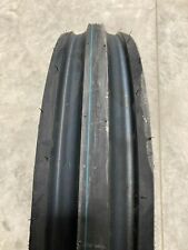 TWO New Tires 6.00 16 Deestone F-2 3 rib 6ply TT 6.00x16 Tractor Front picture