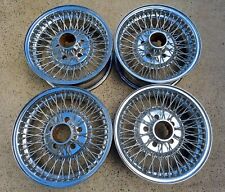 Cadillac Wire Spoke Wheels 1977-1993 Coupe Deville Fleetwood Brougham  picture