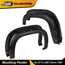POCKET-RIVETED WHEEL FENDER FLARES FIT FOR 2007-2013 GMC SIERRA 1500 SMOOTH picture