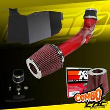 For 16-20 Honda Civic 2.0L Non-Turbo 4cyl Red Cold Air Intake + K&N Air Filter picture
