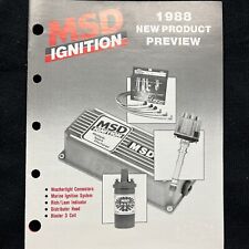 Original VINTAGE 1988 MSD IGNITION PERFORMANCE Catalog Speed Racing Parts picture