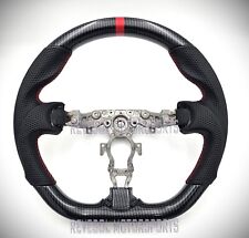 REVESOL Hydro-Dip Carbon Fiber Black Steering Wheel for 2009-2021 NISSAN 370Z  picture