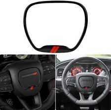 Steering Wheel Trim Cover Fits For Dodge Challenger Charger Durango 2015+ Black picture