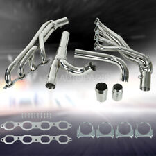 Fits Chevy GMC 14-17 5.3L 6.2L Long Tube Stainless Steel Headers w/ Y Pipe picture