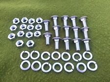 1962 - 65 CHEVY II NOVA Bumper Bolt Hardware Kit Capped Stainless FRONT & REAR picture