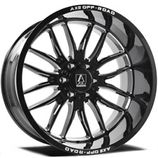 22x12 Axe Hades Gloss Black Milled Wheel 8x6.5 (-44mm) picture