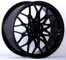 19x8 Gloss Black Wheels 5x120 +35 Rims Set of 4 for BMW 320i 328i 330i 340i picture
