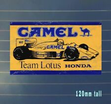 Camel Lotus Vintage Honda STYLE STICKER  120MM LAMINATED ayrton  formula 1 Senna picture