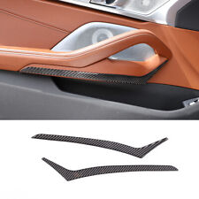 2x interior Door Carbon Fiber Trim Strip Fit For BMW 8 Series 840i M8 2020-2022 picture