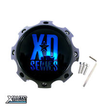 XD Series Wheel Center Cap 8 LUG Satin Black W/ Blue Tint 1079L170SGB-H42BC picture