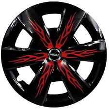16 Inch Universal Black Red Wheel Cover/Cap Fit For All 16 Inch Cars Firebolt picture