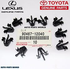 GENUINE OEM TOYOTA 4RUNNER RAV4 TACOMA PICKUP GRILLE CLIP RETAINERS SET OF 10 picture