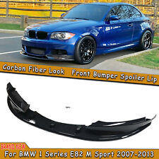 4x CB Style Front Bumper Splitter Lip For BMW 1 Series E82 M Sport 2007-2013 picture
