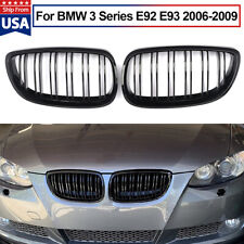 For BMW E92 E93 M3 328i 335i Coupe Pre-LCI Front Kidney Grill Grille Gloss Black picture