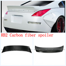 FOR NISSAN 350Z Z33 RB STYLE CARBON FIBER REAR TRUNK SPOILER WING KIT picture