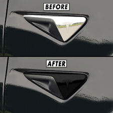 Chrome Delete Blackout Overlay for 2012-22 Tesla Model S Side Camera Trim picture