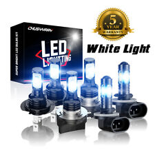 For Hyundai Santa Fe 2009-2013 6pc LED Headlight High/Low + Fog light bulbs Kit picture