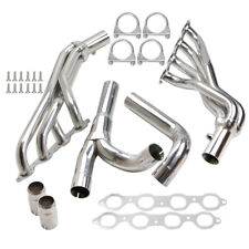 Exhaust Headers For 2014-2017 Chevy GMC Silverado Sierra 1500 5.3L 6.2L Steel picture