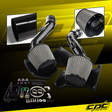 For 07-09 350Z V6 3.5L Black Cold Air Intake + Stainless Steel Air Filter picture